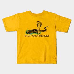 Step and Find Out Kids T-Shirt